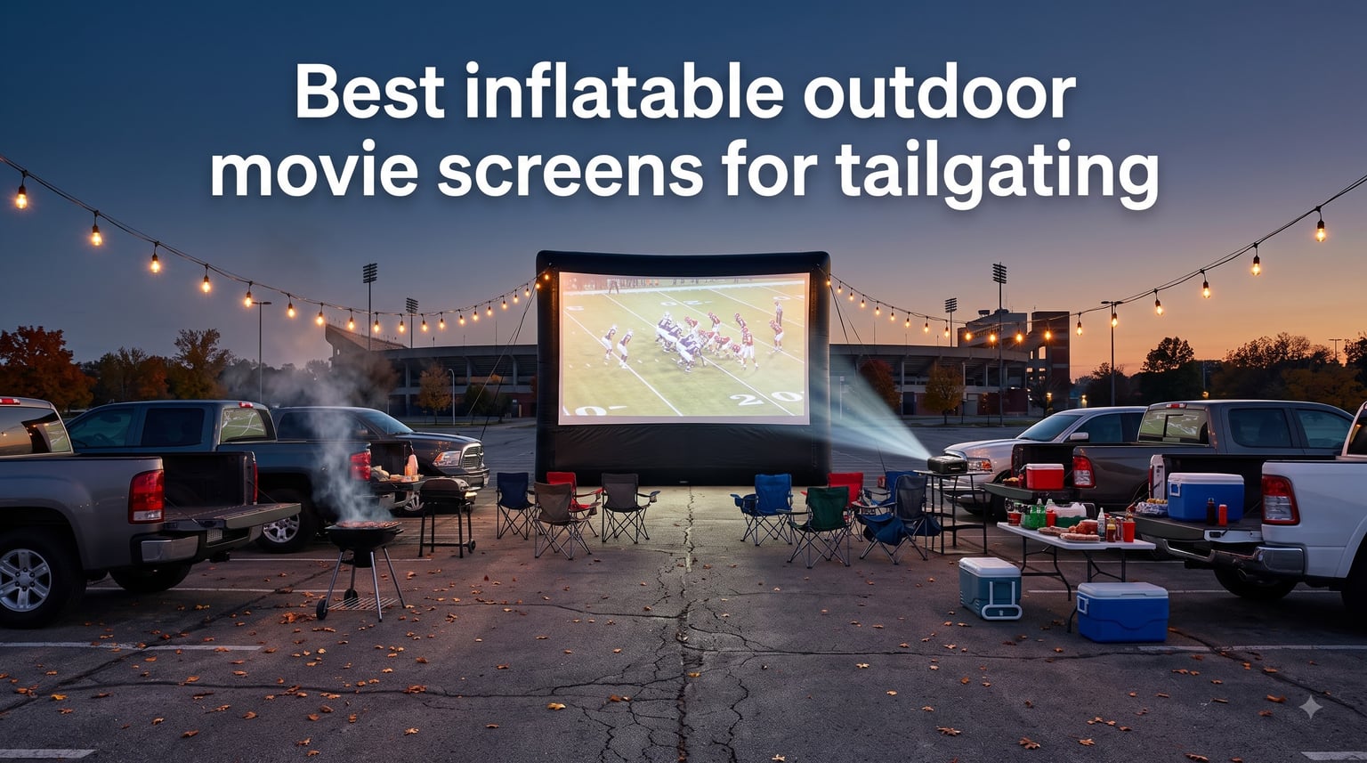 Best inflatable outdoor movie screens for tailgating