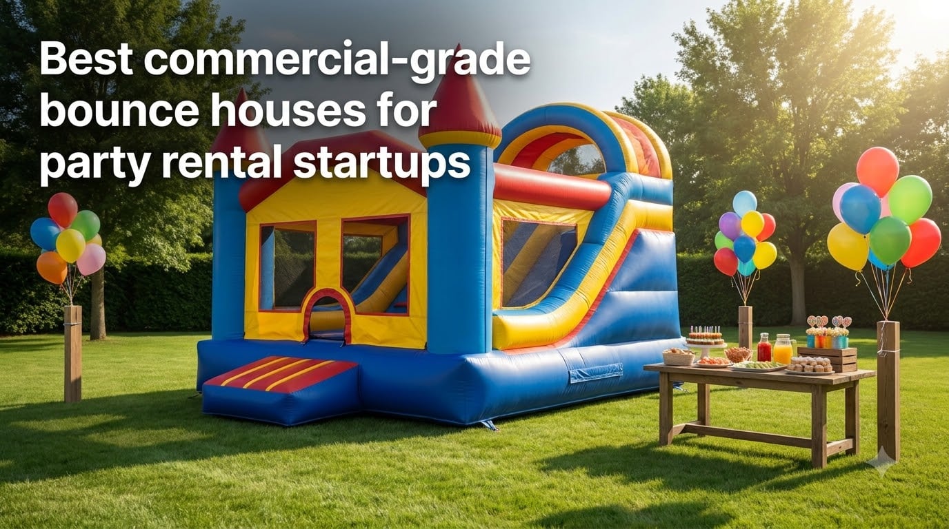 Best commercial-grade bounce houses for party rental startups