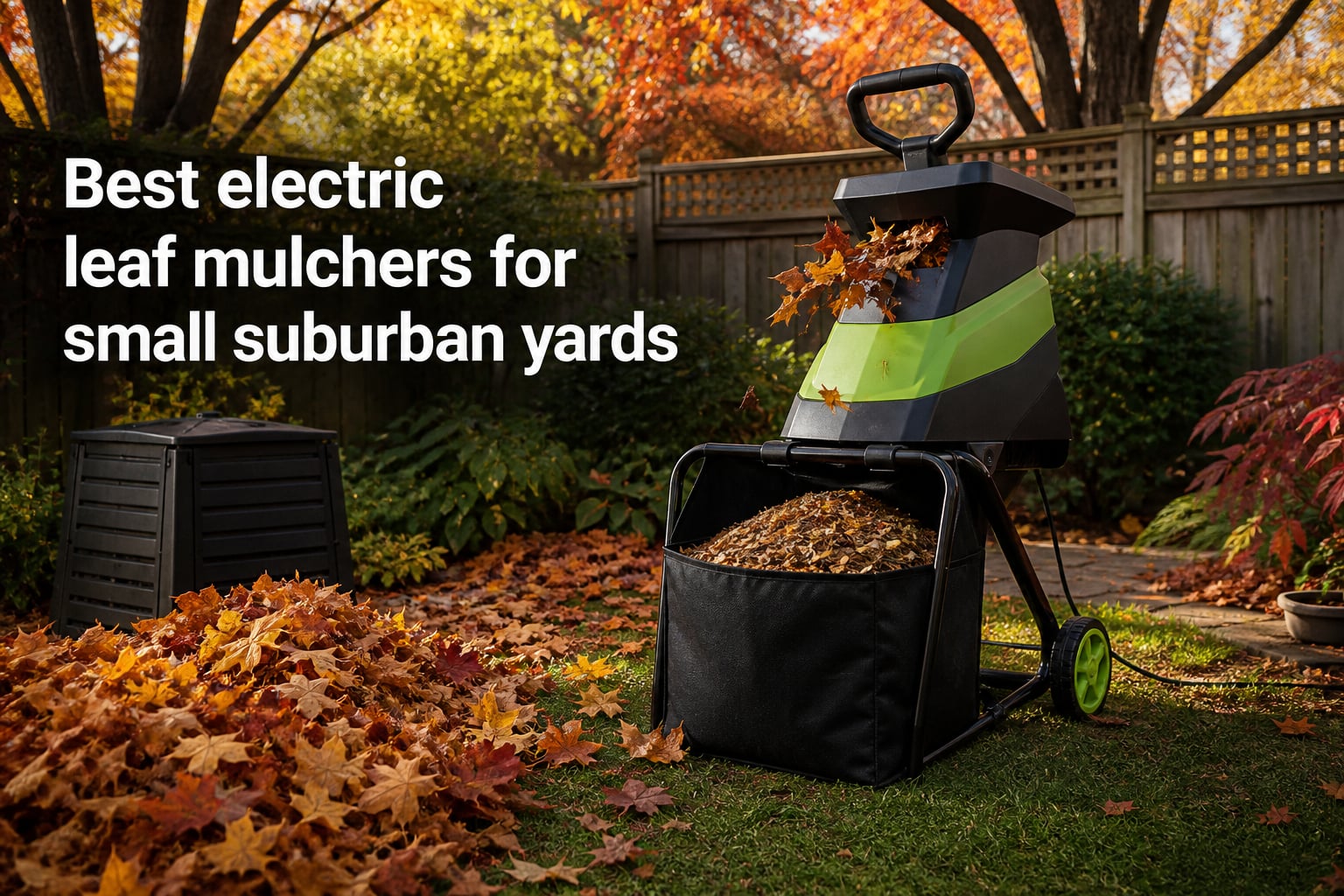 Best electric leaf mulchers for small suburban yards