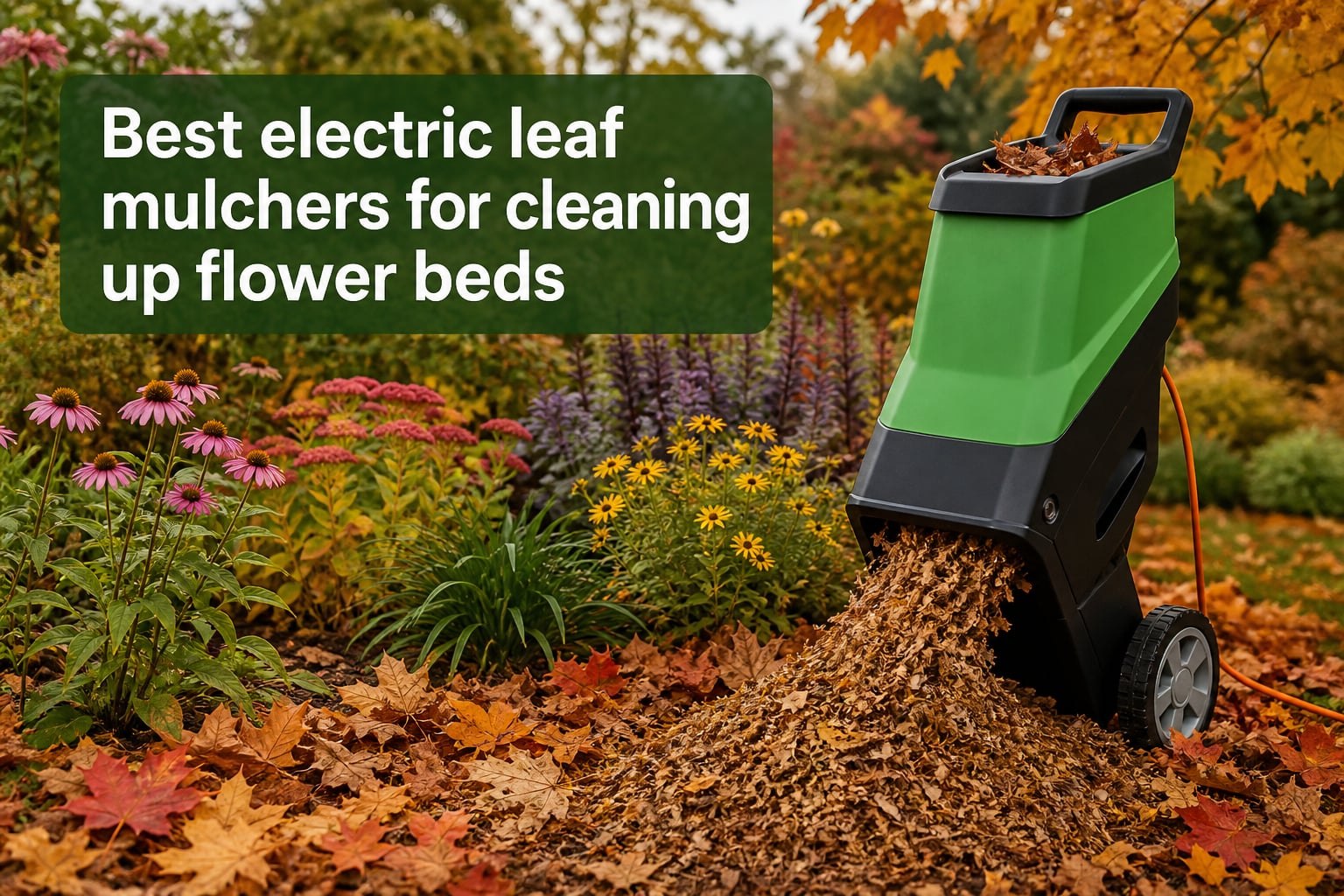 Best electric leaf mulchers for cleaning up flower beds