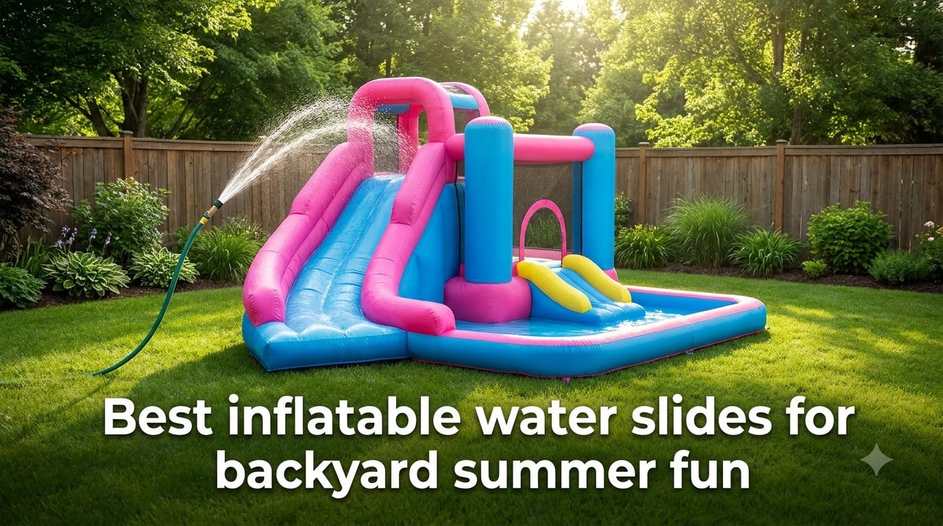 Best inflatable water slides for backyard summer fun