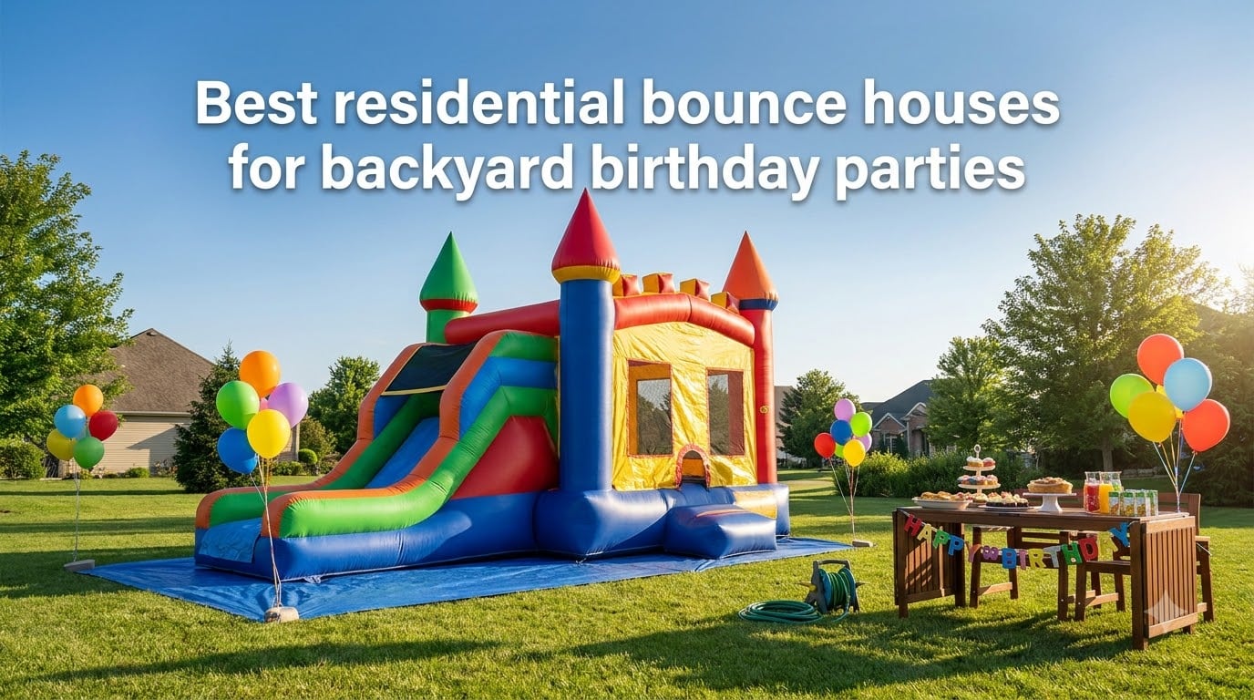 Best residential bounce houses for backyard birthday parties