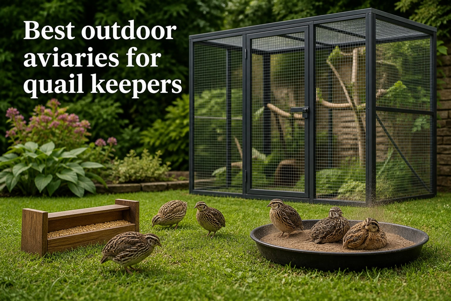 Best outdoor aviaries for quail keepers