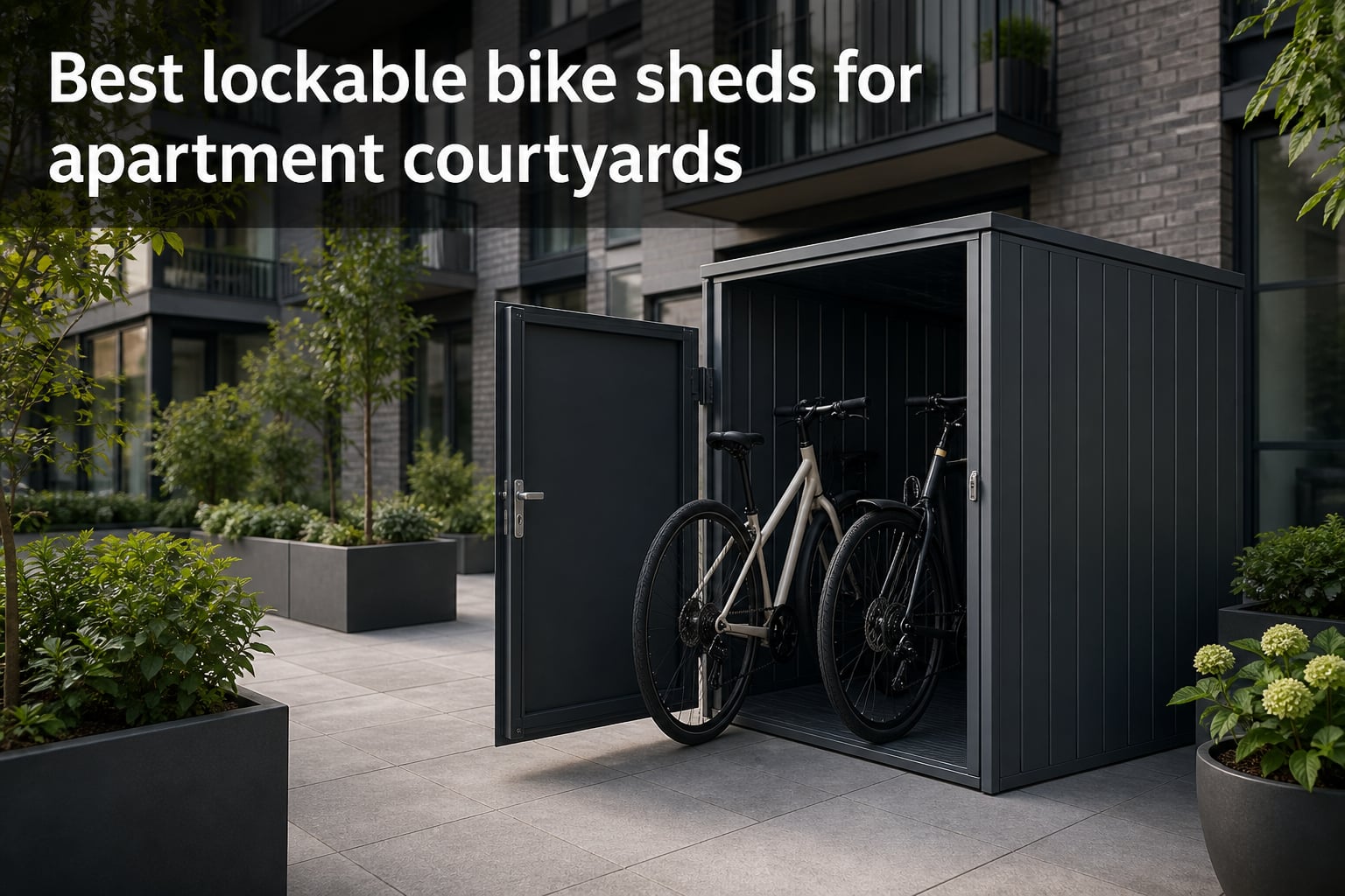 Best lockable bike sheds for apartment courtyards