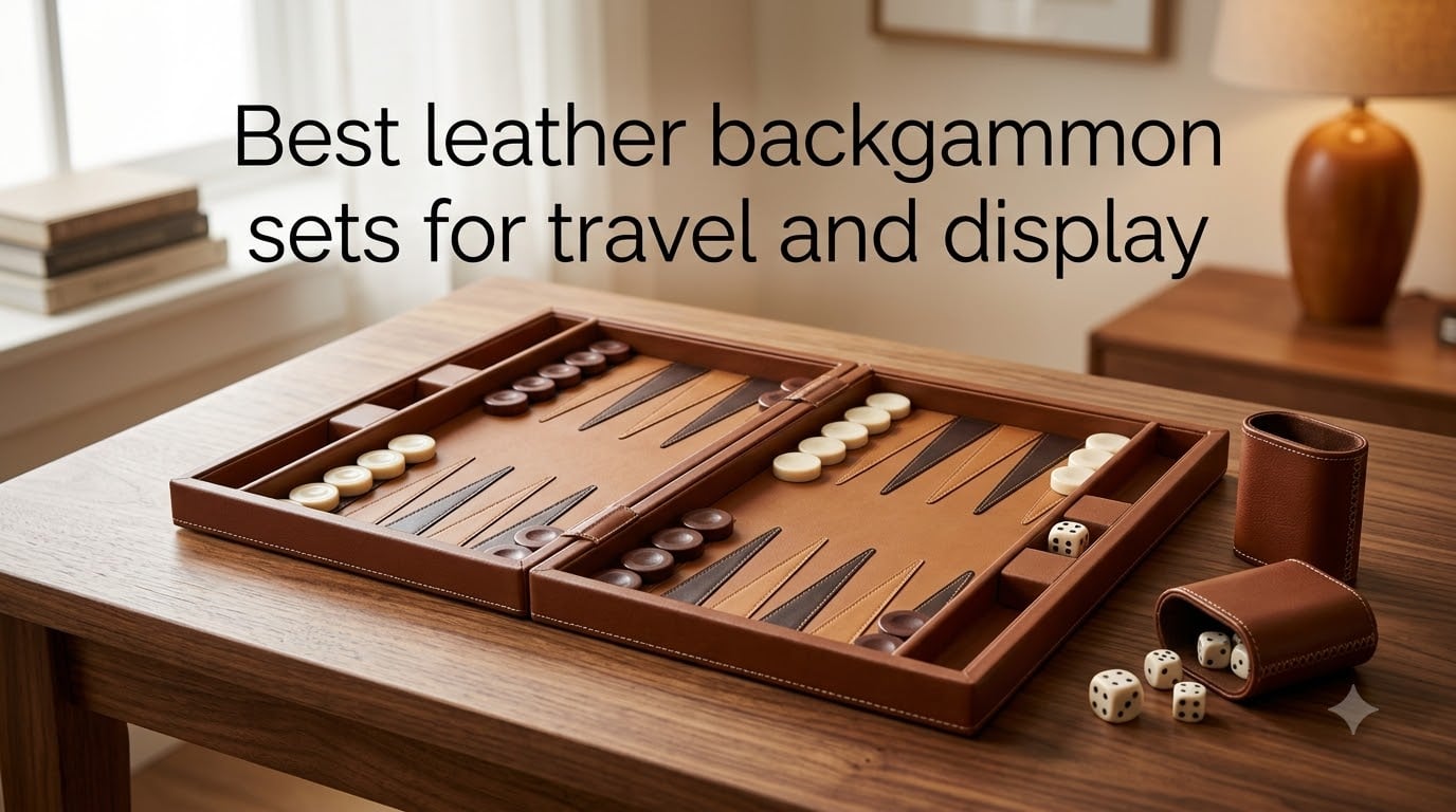 Best leather backgammon sets for travel and display