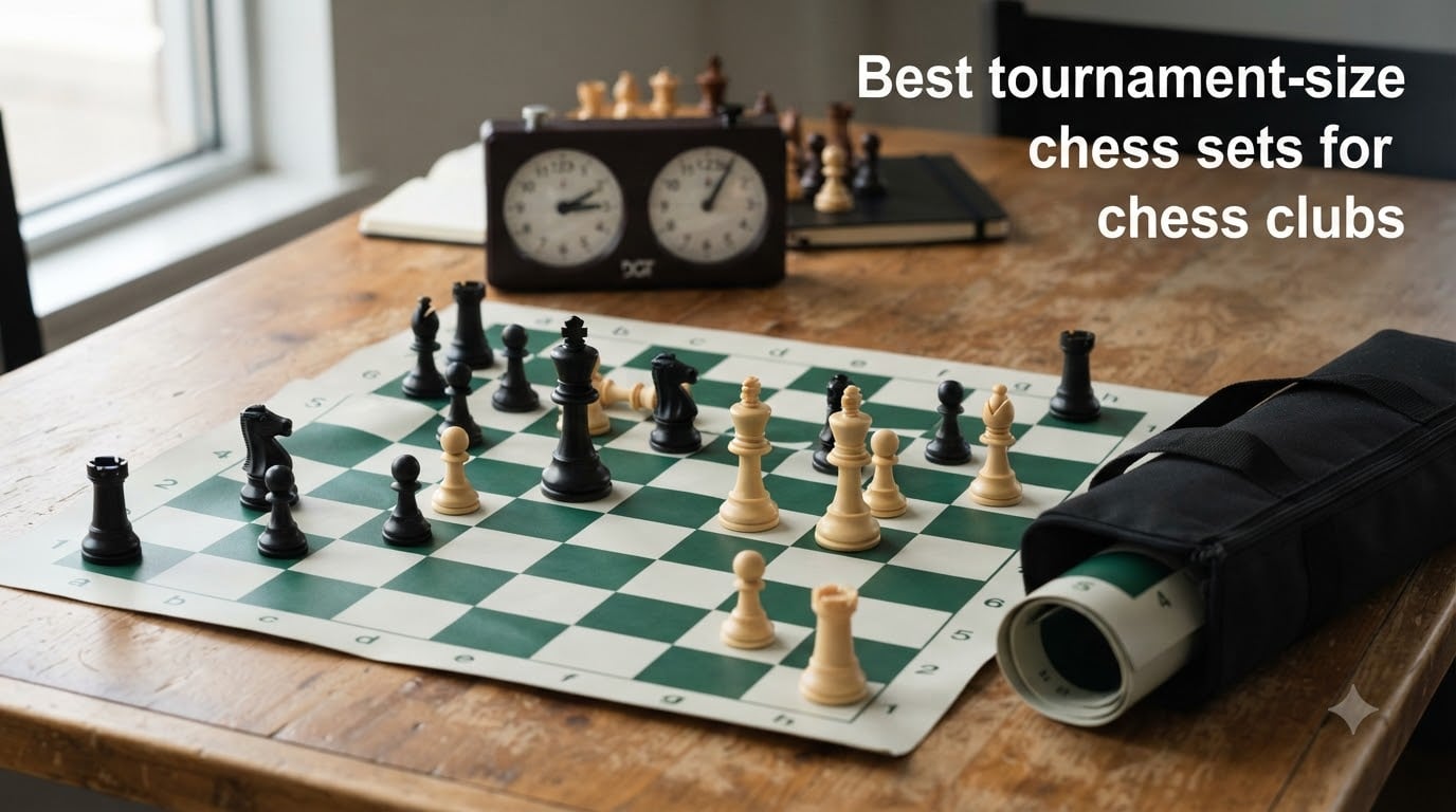 Best tournament-size chess sets for chess clubs