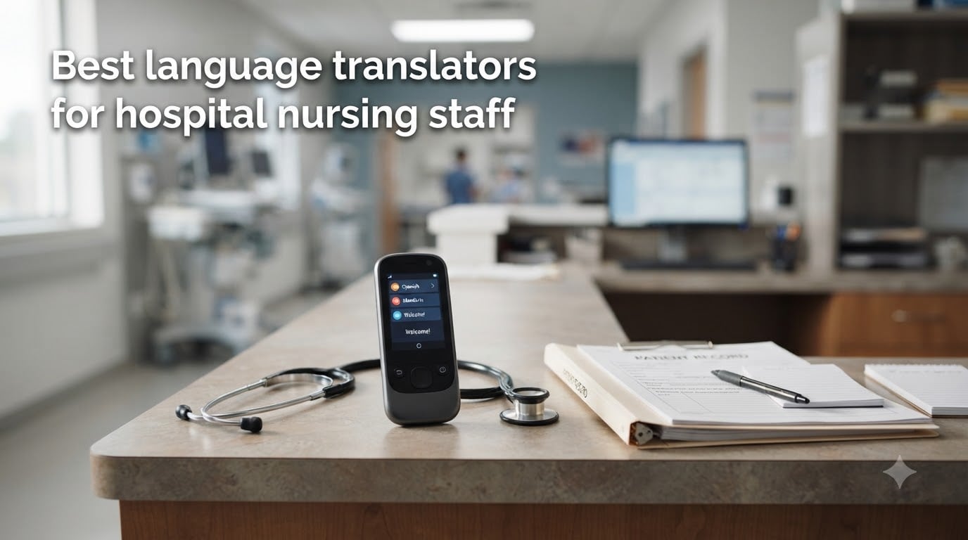 Best language translators for hospital nursing staff