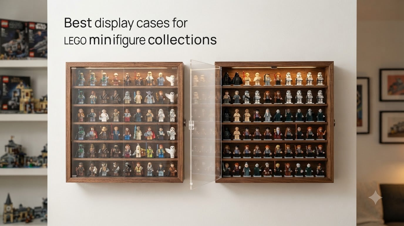Best display cases for LEGO minifigure collections