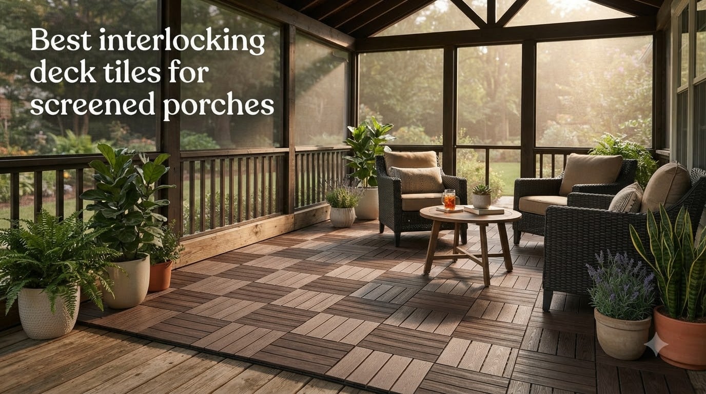 Best interlocking deck tiles for screened porches