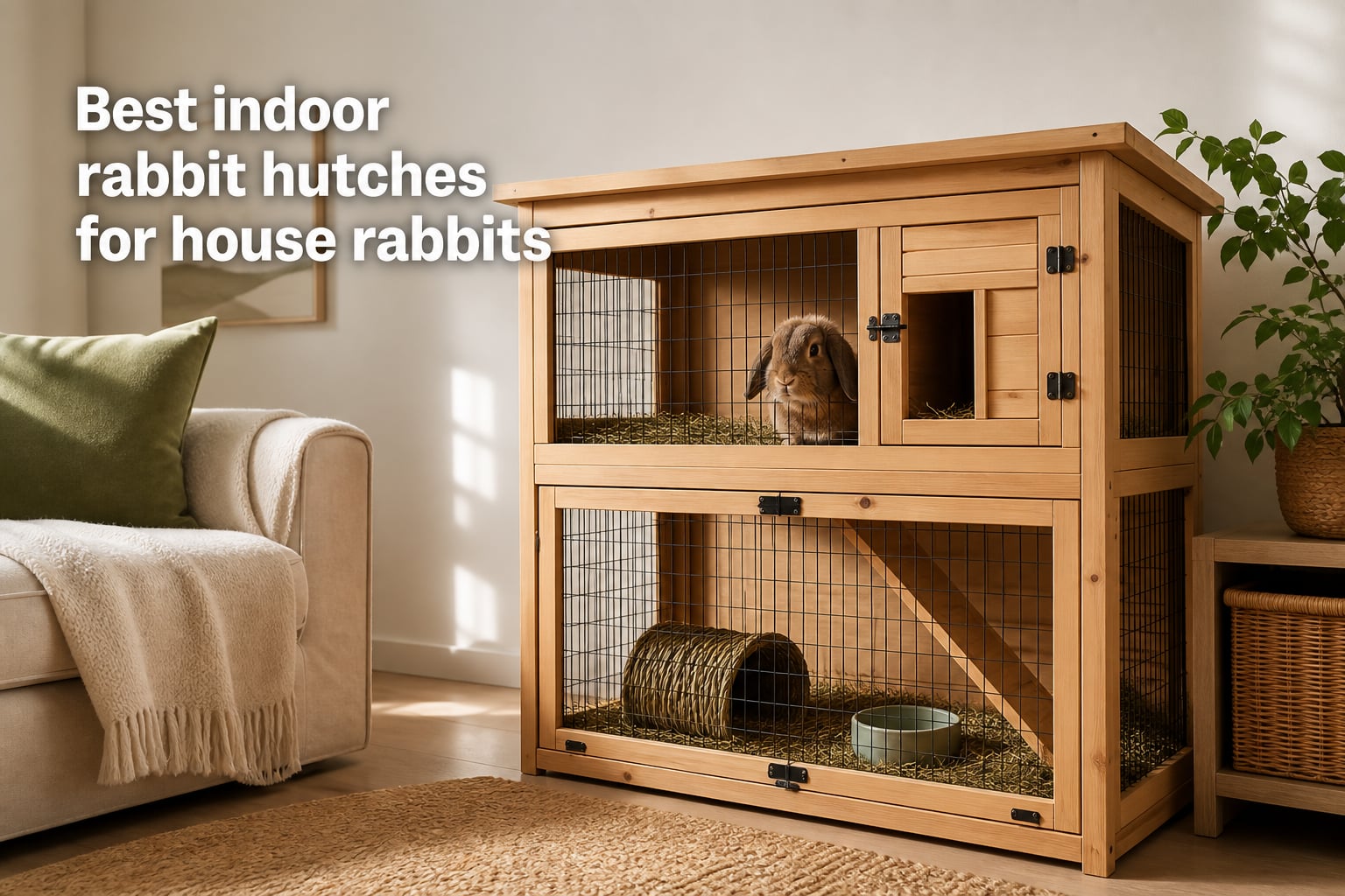 Best indoor rabbit hutches for house rabbits