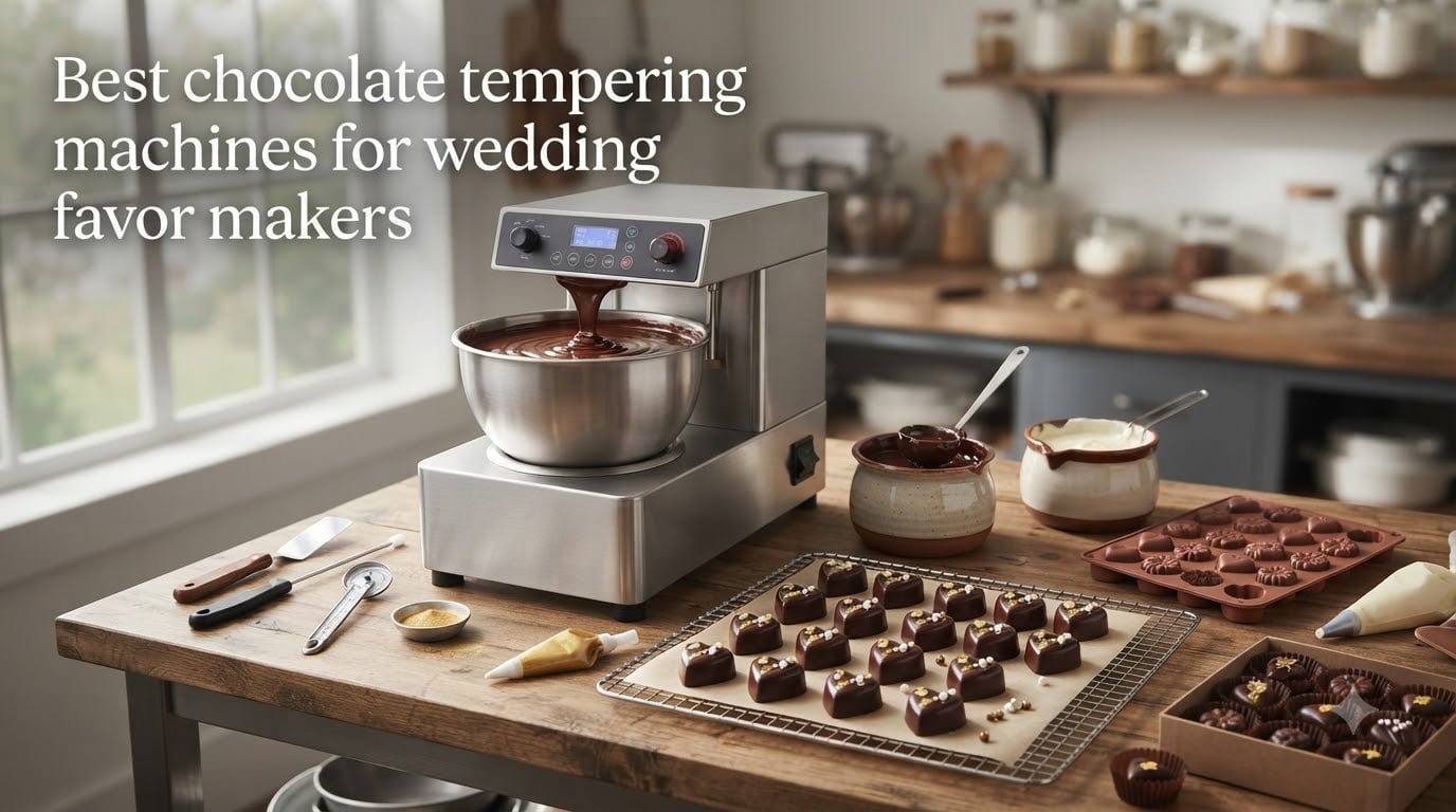 Best chocolate tempering machines for wedding favor makers