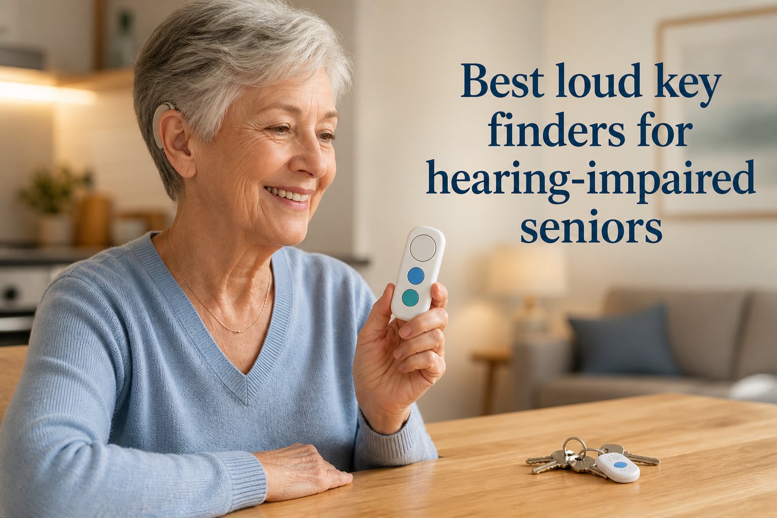 Best loud key finders for hearing-impaired seniors