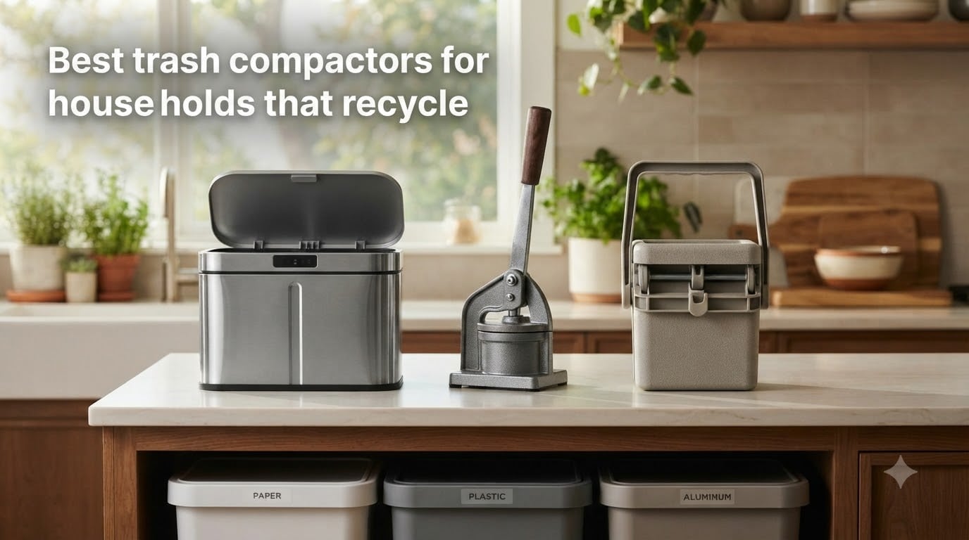 Best trash compactors for households that recycle