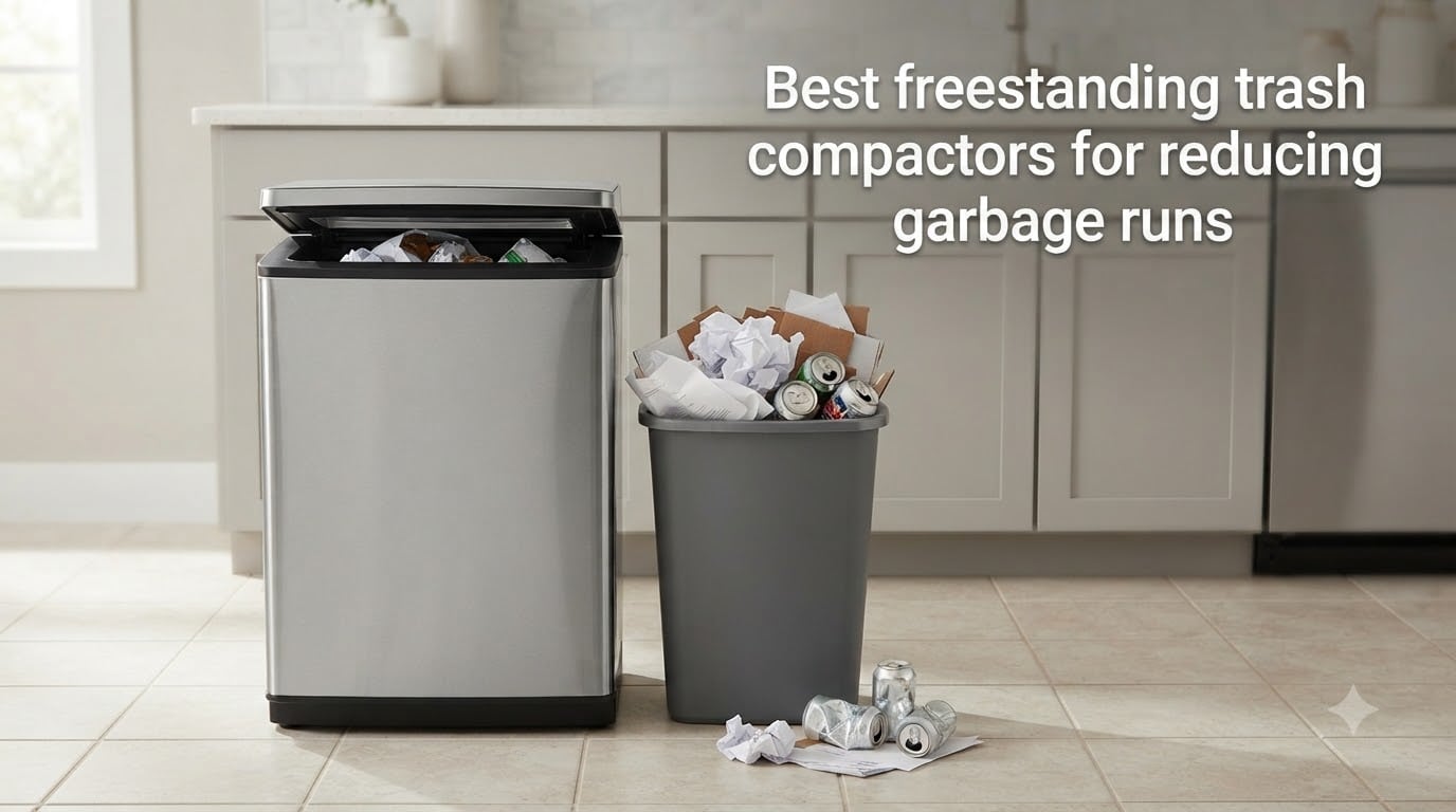 Best freestanding trash compactors for reducing garbage runs