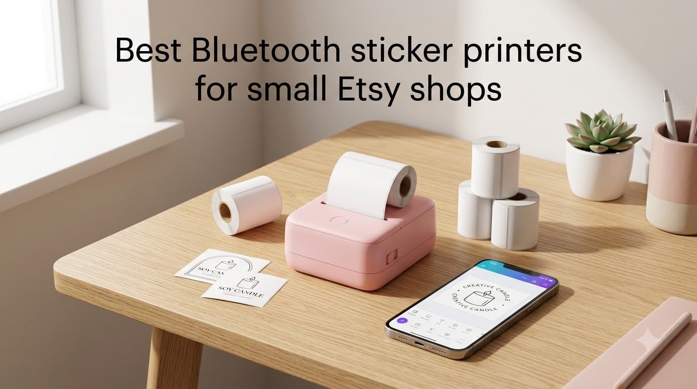 Best Bluetooth sticker printers for small Etsy shops