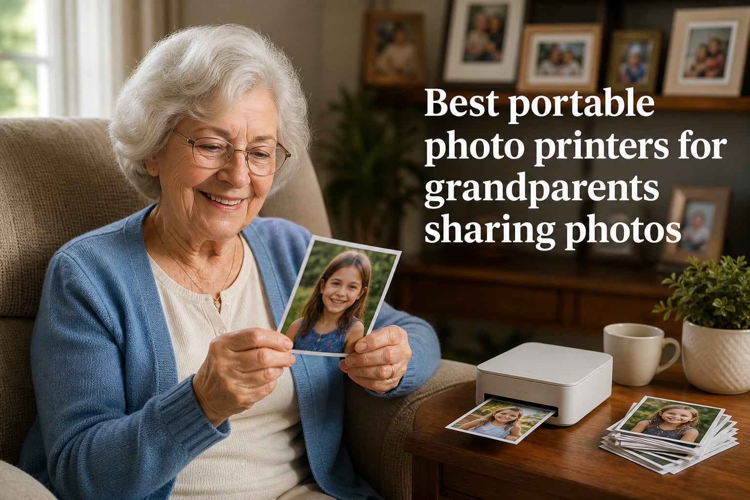 Best portable photo printers for grandparents sharing photos