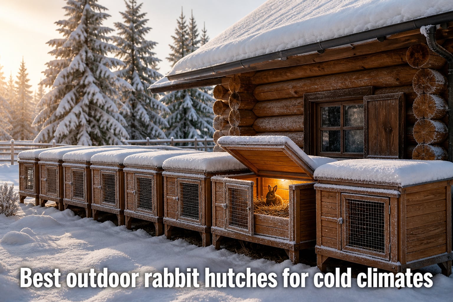 Best outdoor rabbit hutches for cold climates