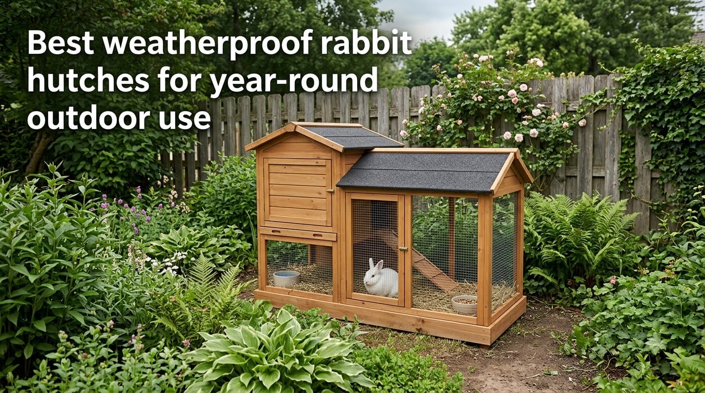 Best weatherproof rabbit hutches for year-round outdoor use