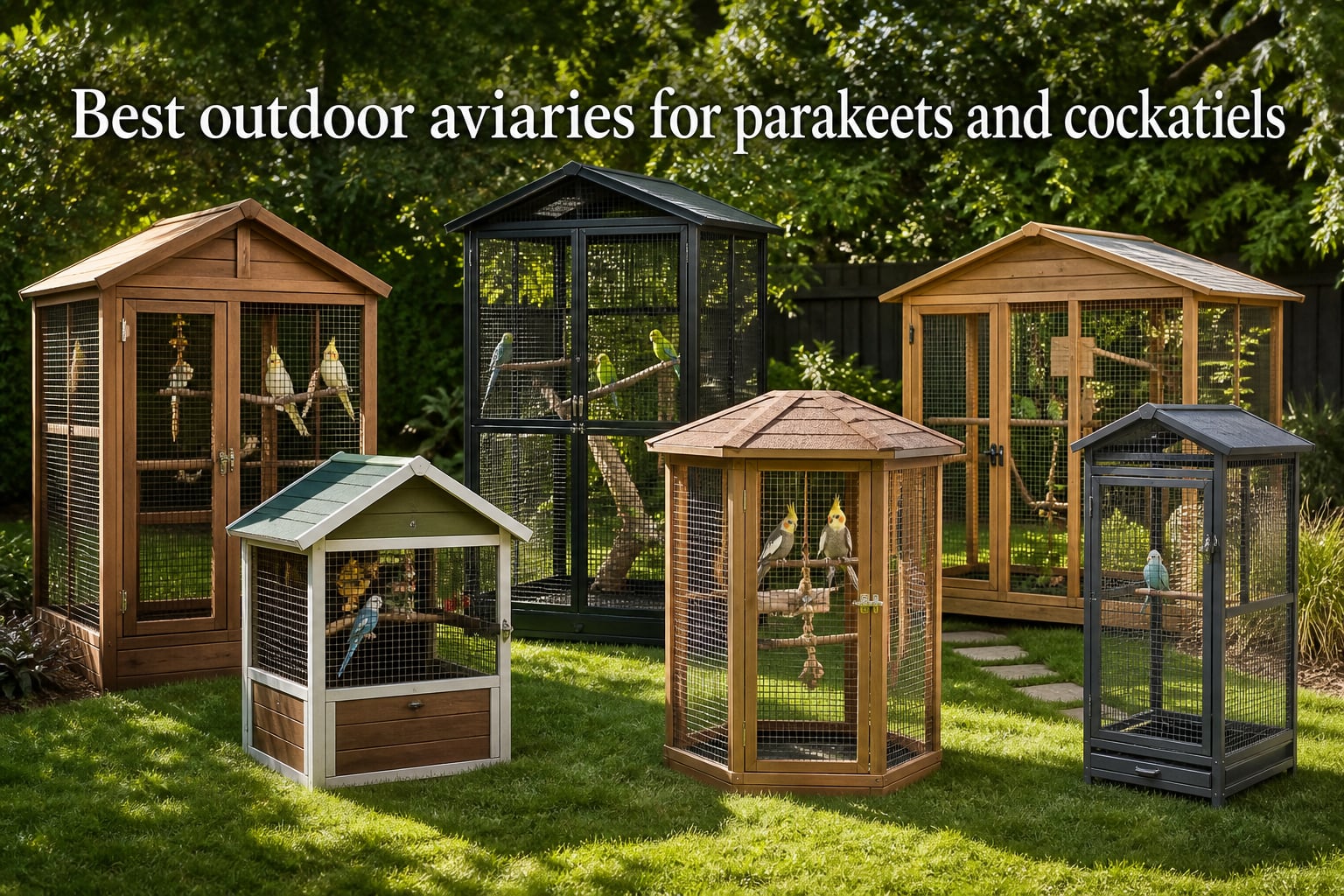 Best outdoor aviaries for parakeets and cockatiels