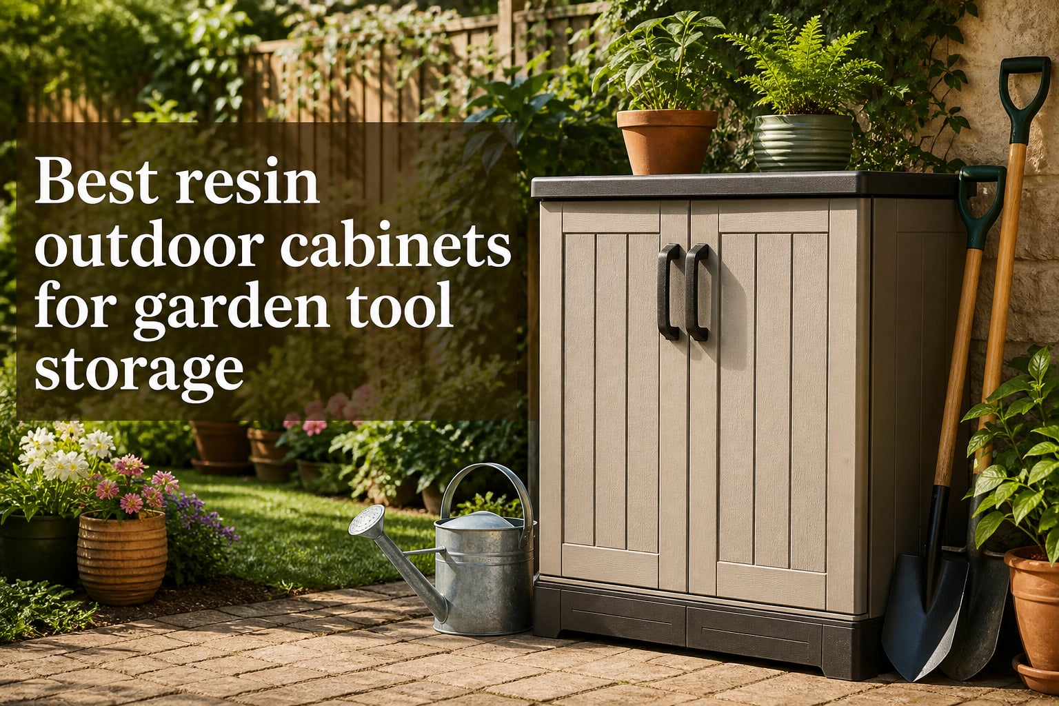 Best resin outdoor cabinets for garden tool storage