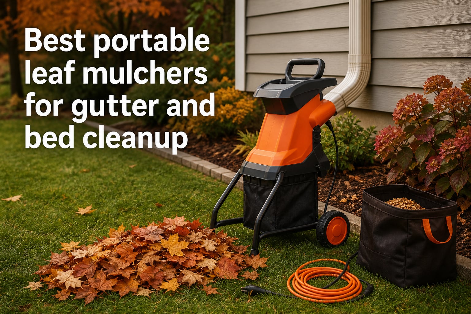 Best portable leaf mulchers for gutter and bed cleanup