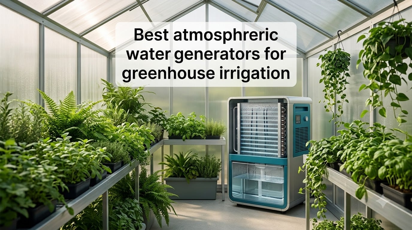 Best atmospheric water generators for greenhouse irrigation