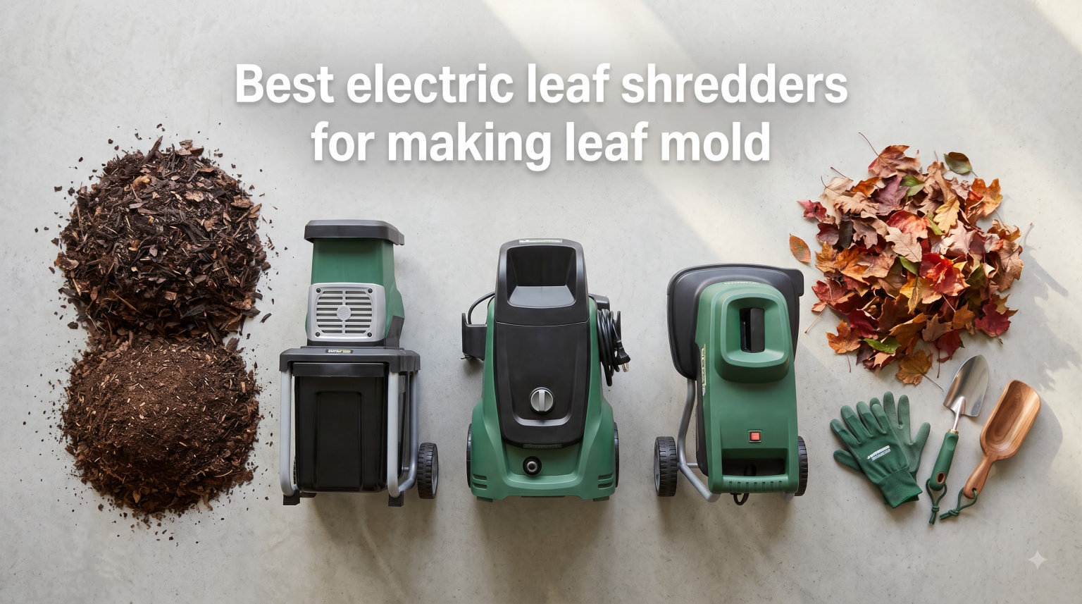 Best electric leaf shredders for making leaf mold