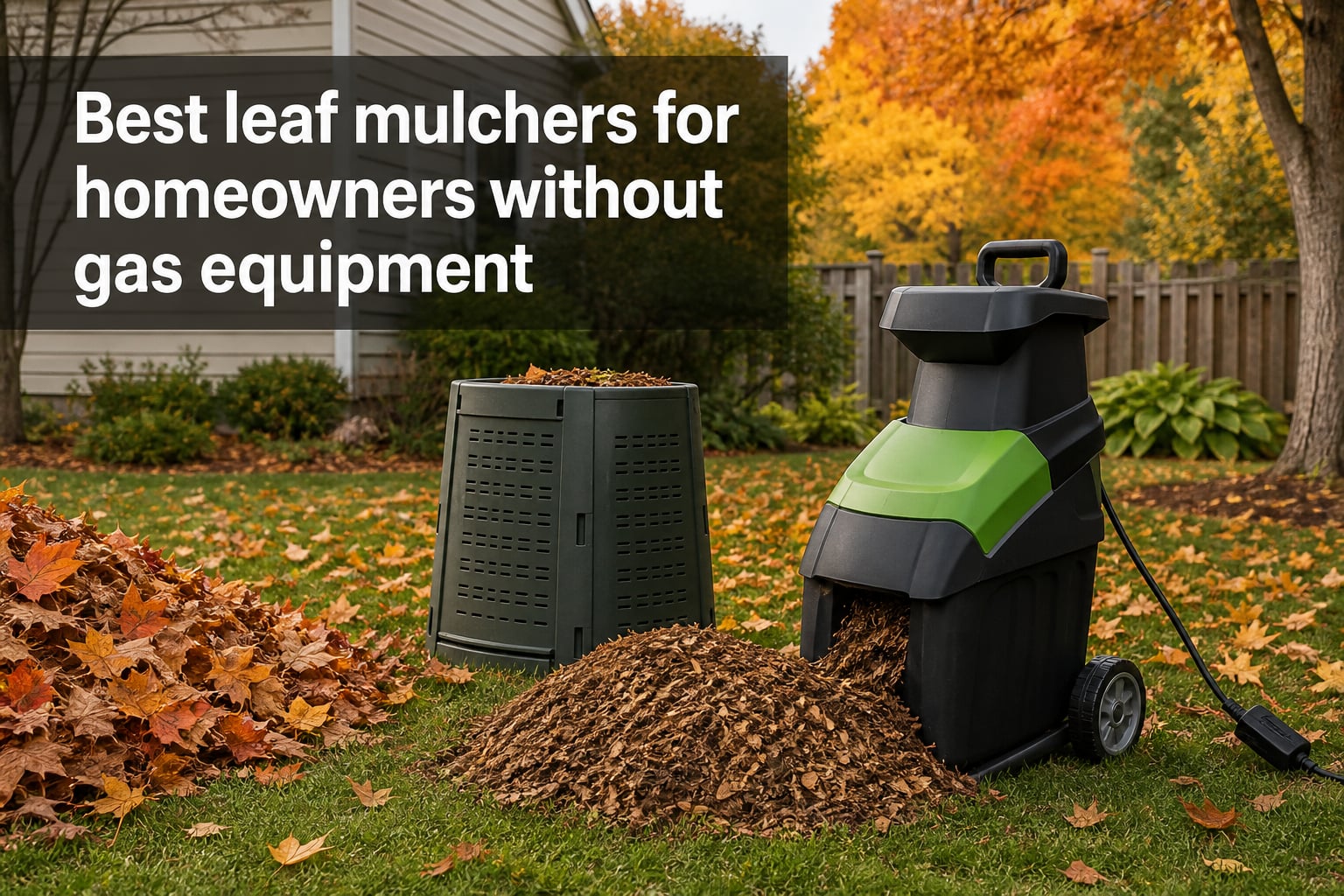 Best leaf mulchers for homeowners without gas equipment