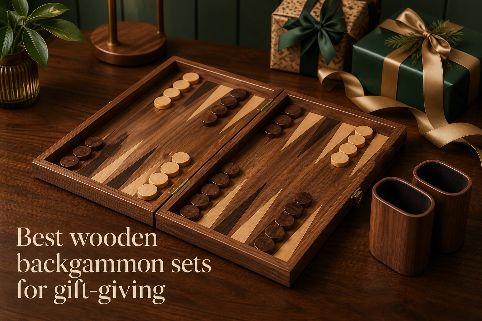 Best wooden backgammon sets for gift-giving