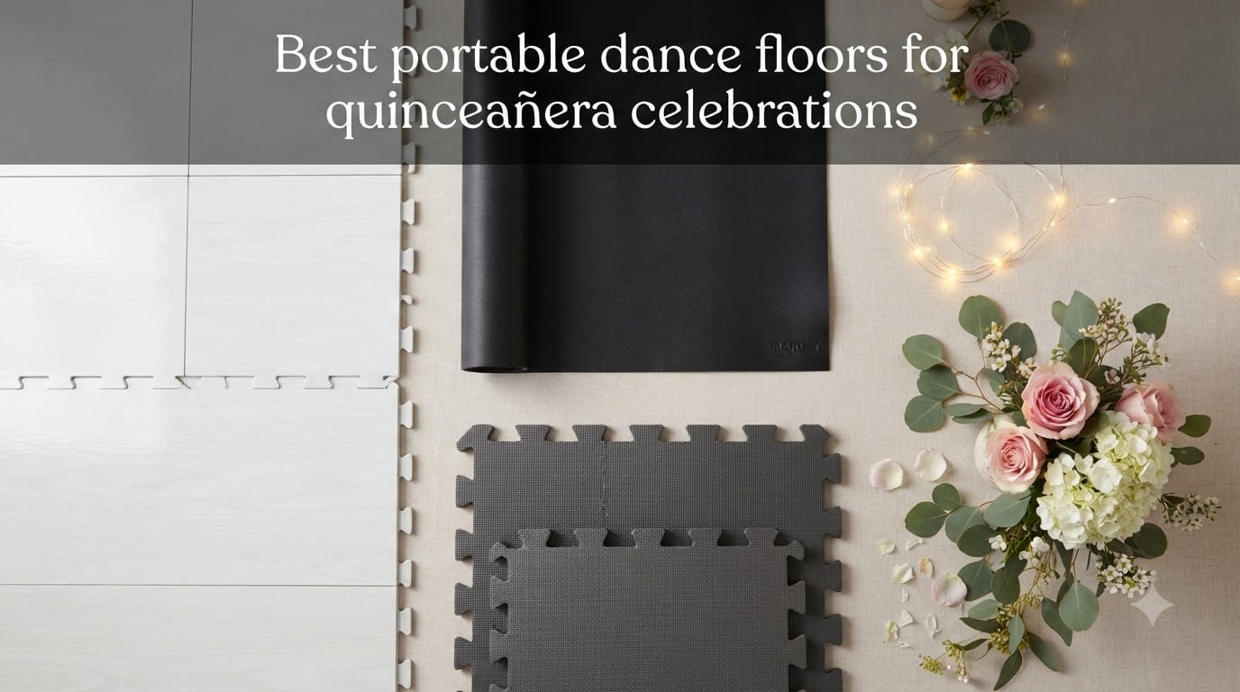 Best portable dance floors for quinceañera celebrations
