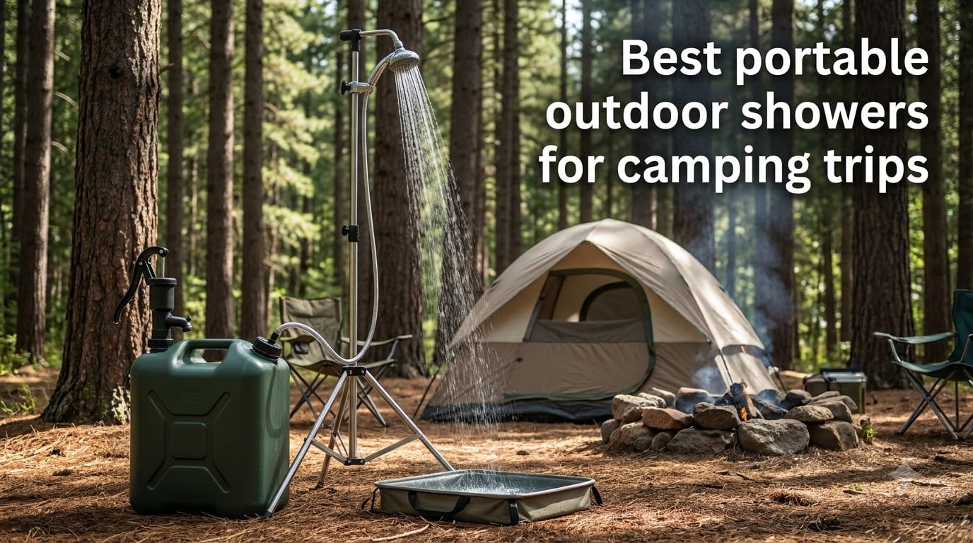 Best portable outdoor showers for camping trips