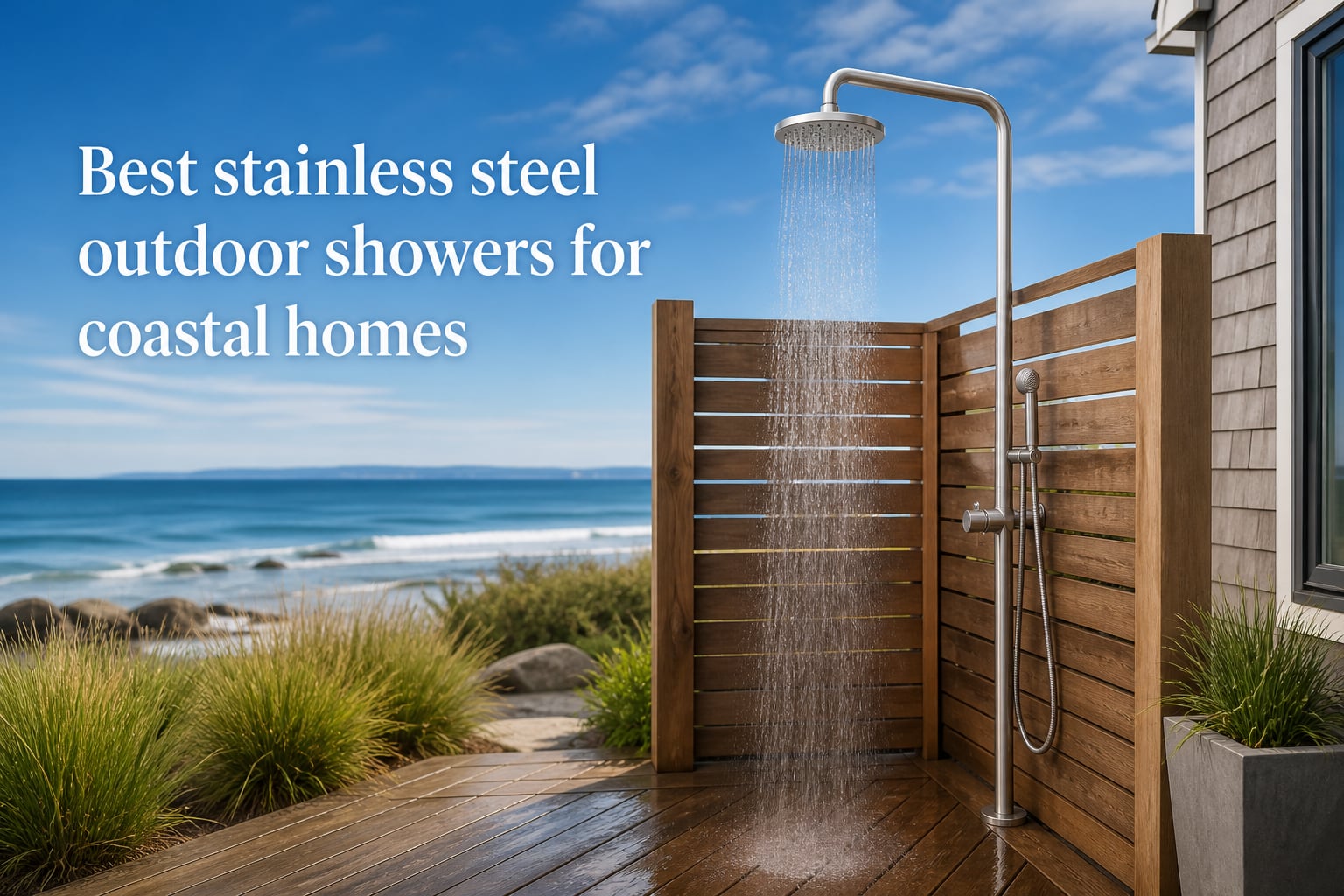 Best stainless steel outdoor showers for coastal homes