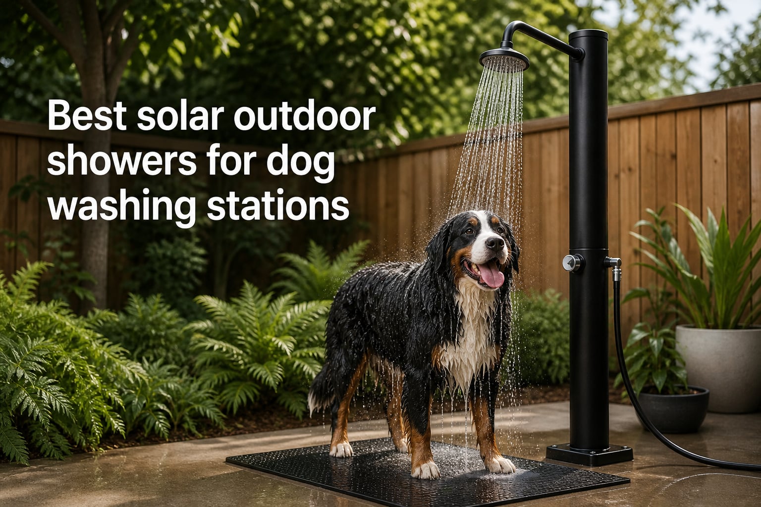 Best solar outdoor showers for dog washing stations