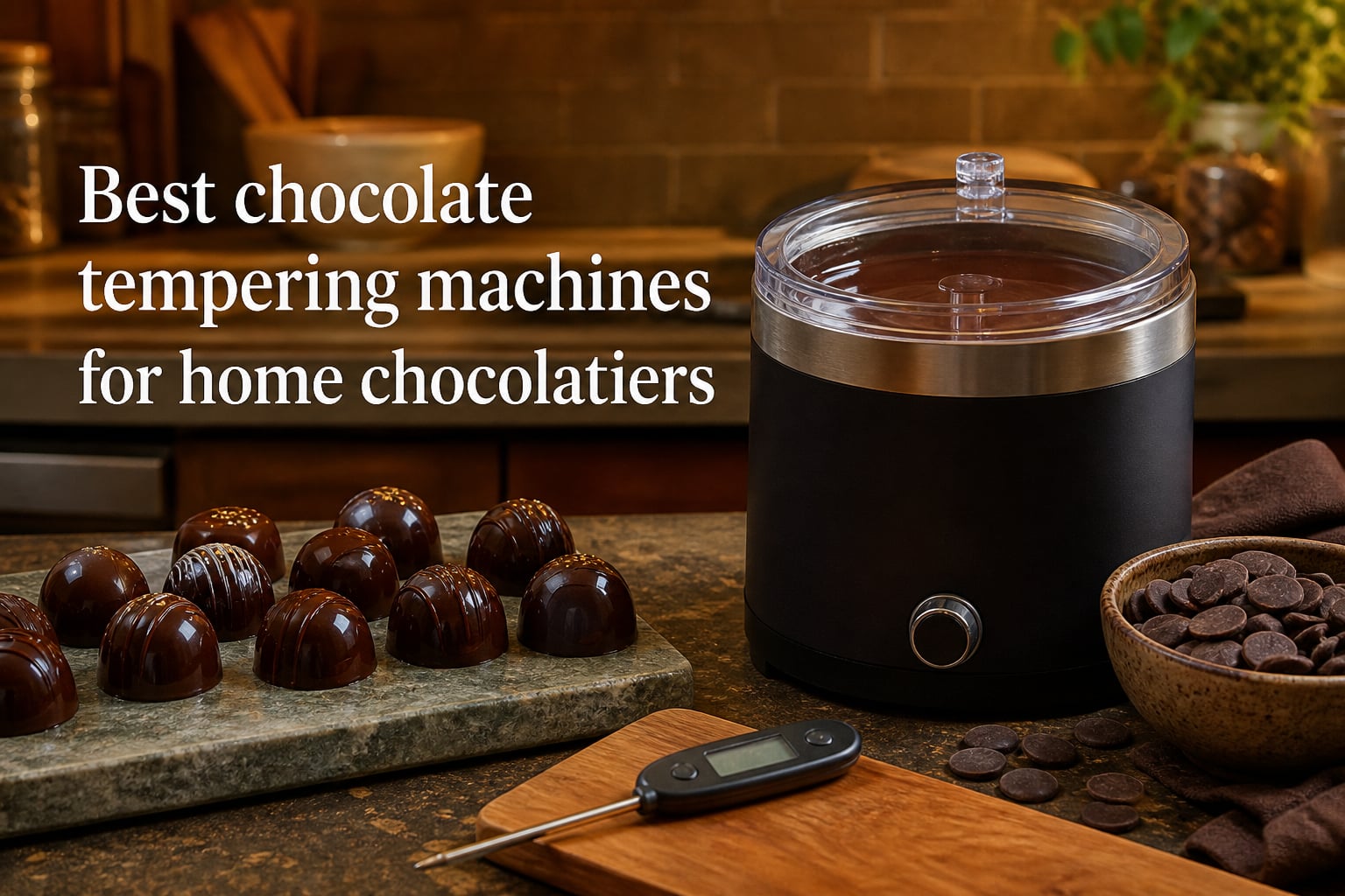Best chocolate tempering machines for home chocolatiers