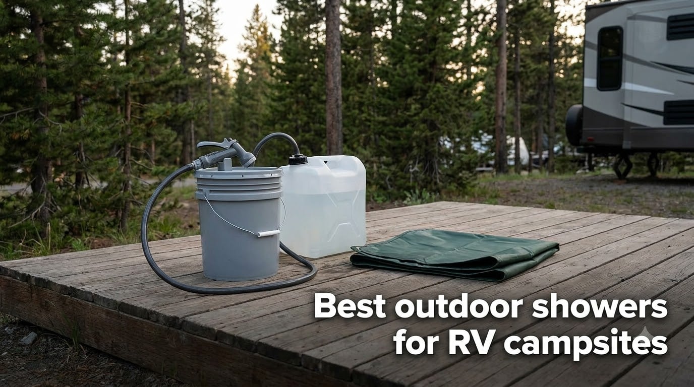 Best outdoor showers for RV campsites