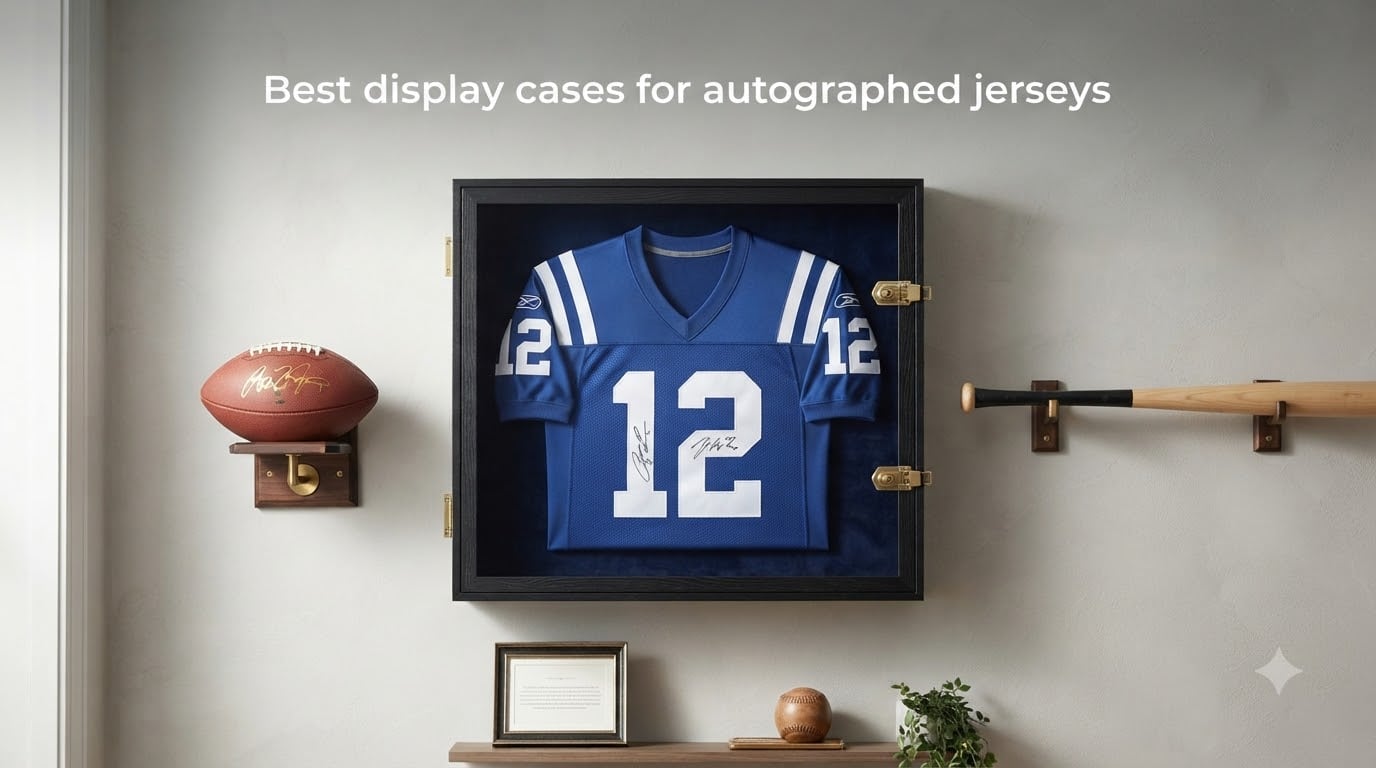 Best display cases for autographed jerseys