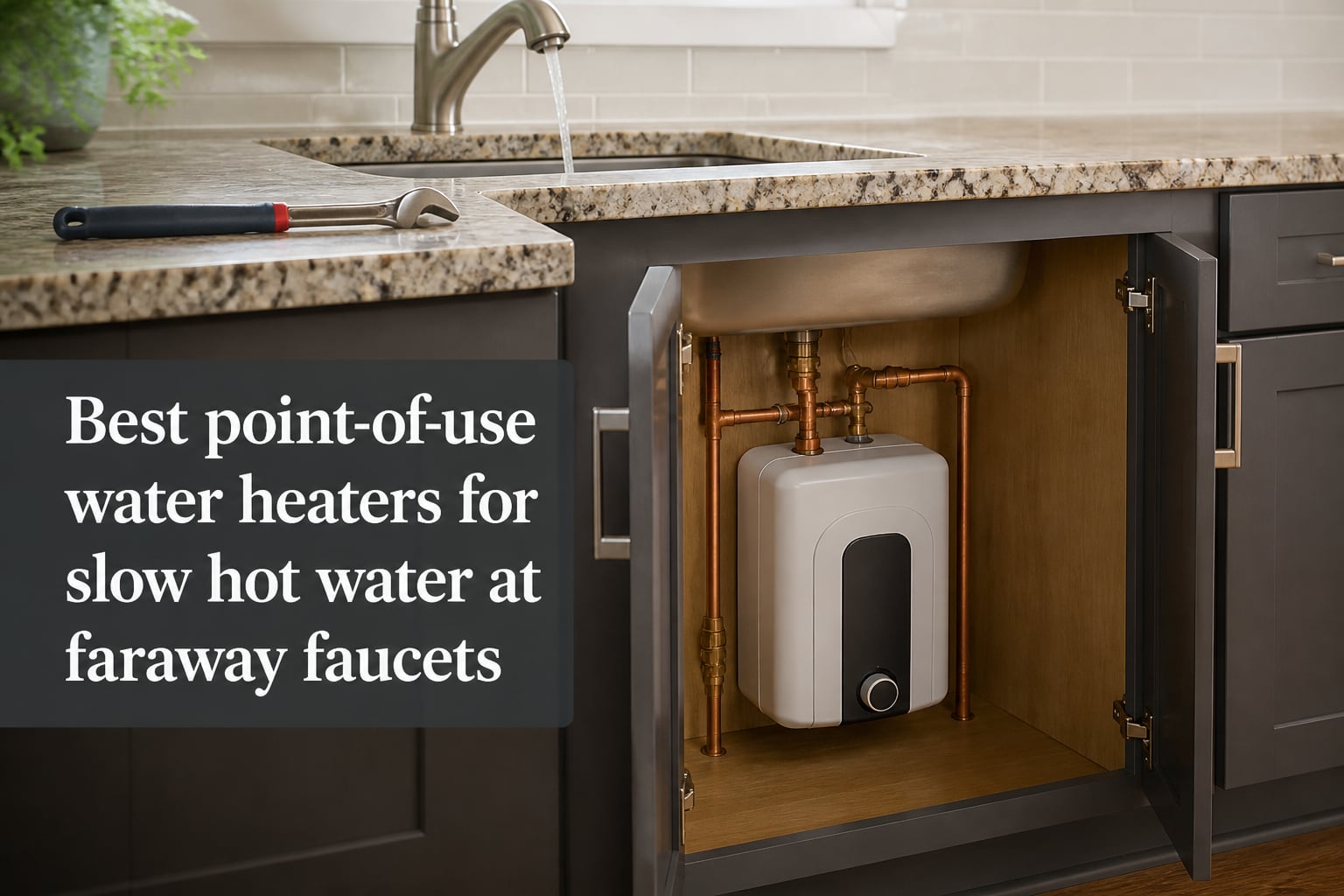 Best point-of-use water heaters for slow hot water at faraway faucets
