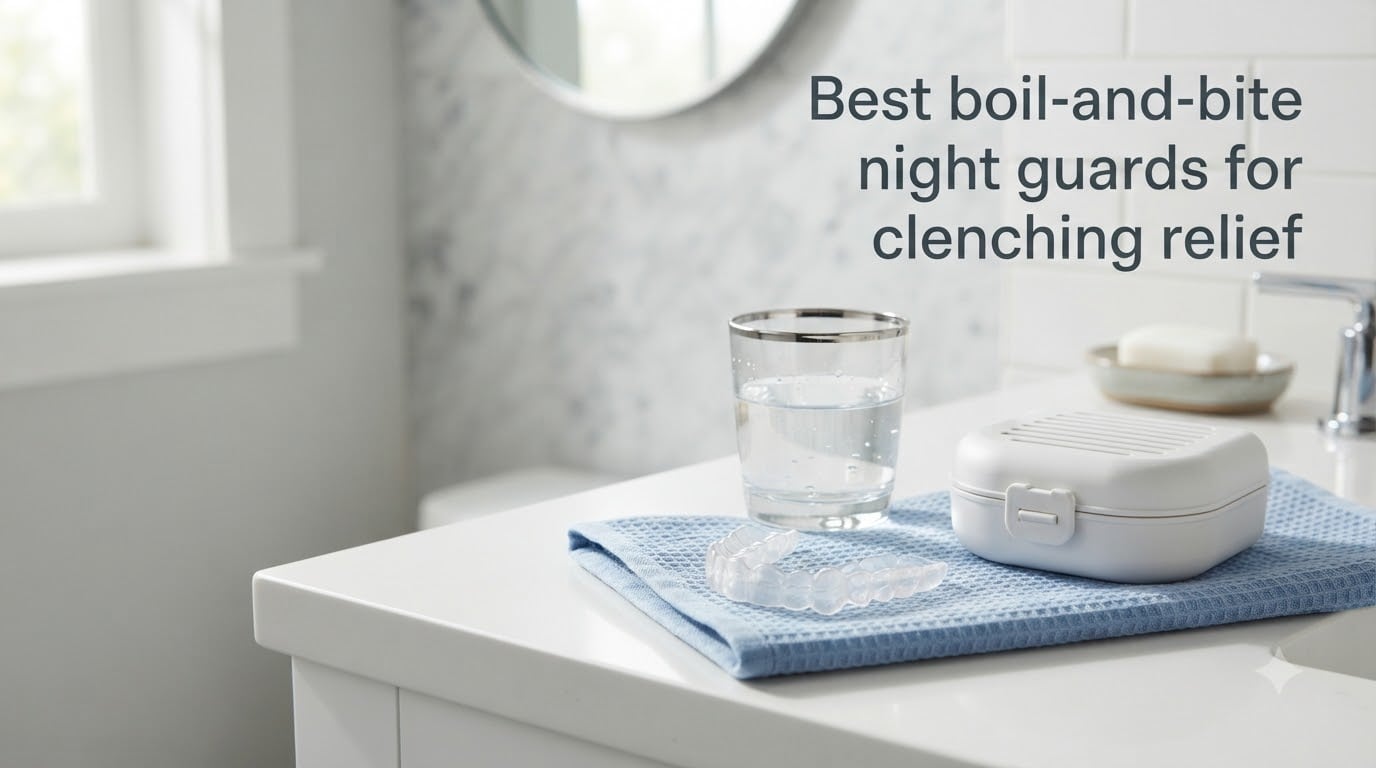 Best boil-and-bite night guards for clenching relief