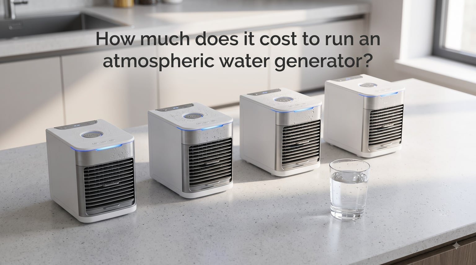 How much does it cost to run an atmospheric water generator?