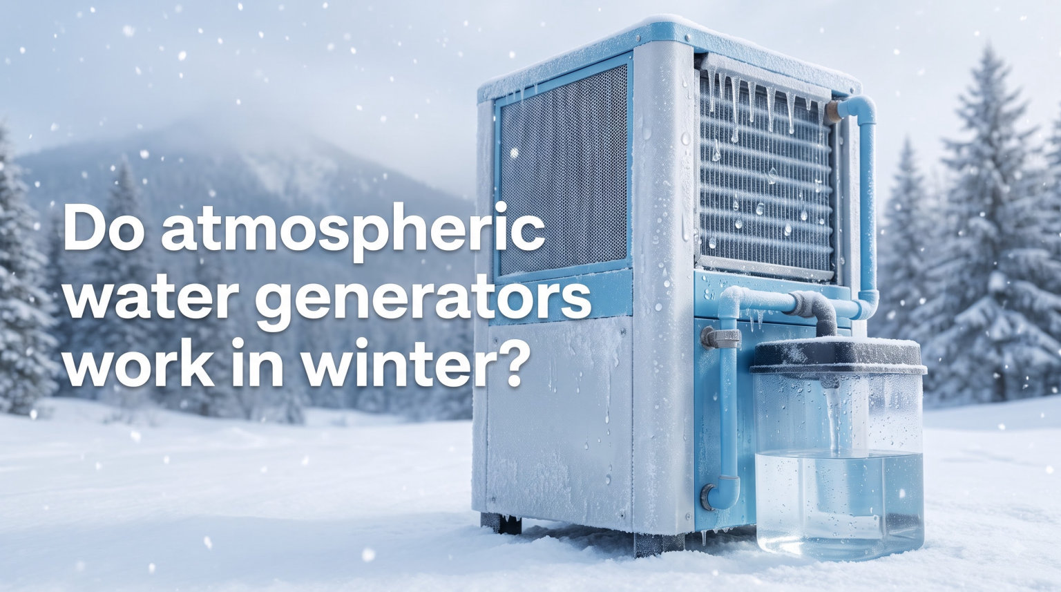 Do atmospheric water generators work in winter?