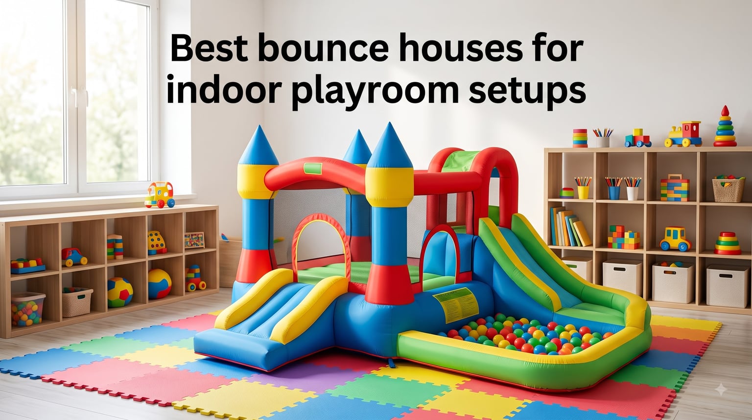 Best bounce houses for indoor playroom setups
