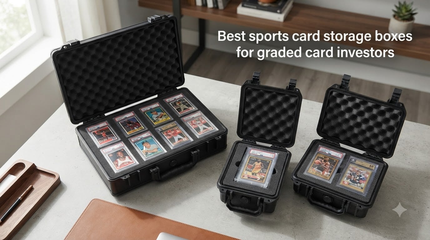 Best sports card storage boxes for graded card investors