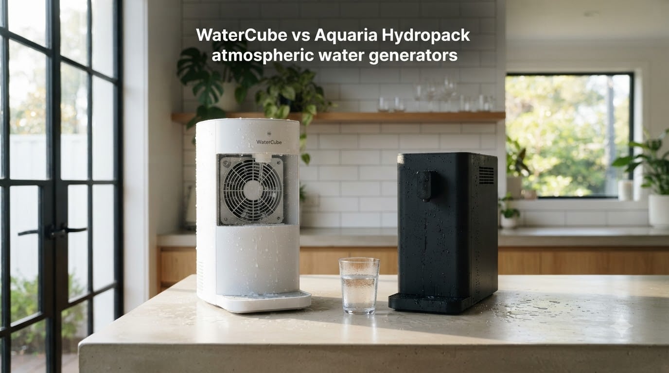 WaterCube vs Aquaria Hydropack atmospheric water generators