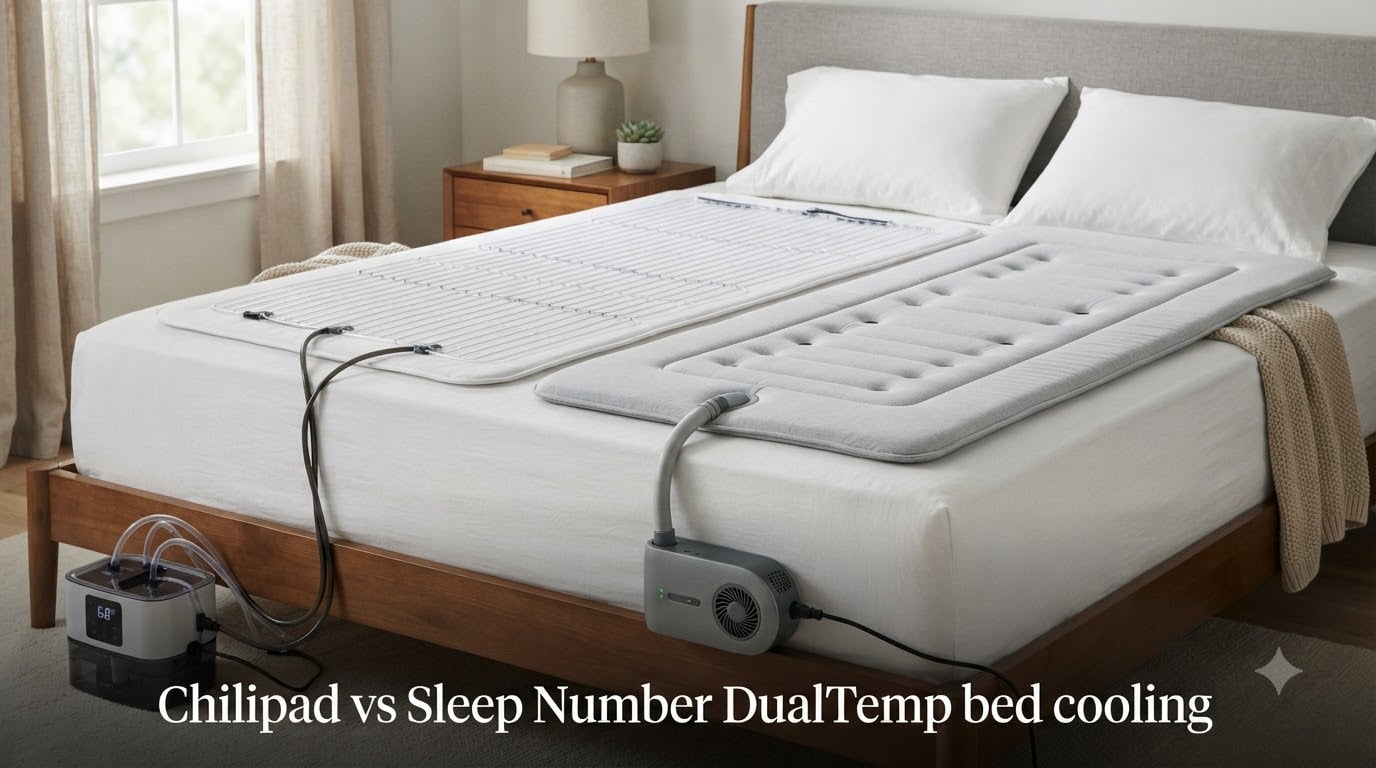 Chilipad vs Sleep Number DualTemp bed cooling