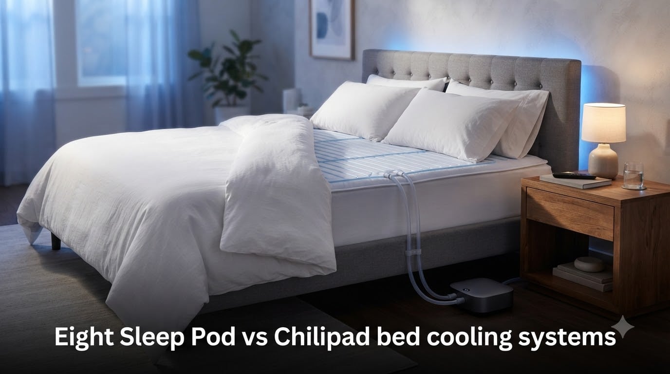 Eight Sleep Pod vs Chilipad bed cooling systems