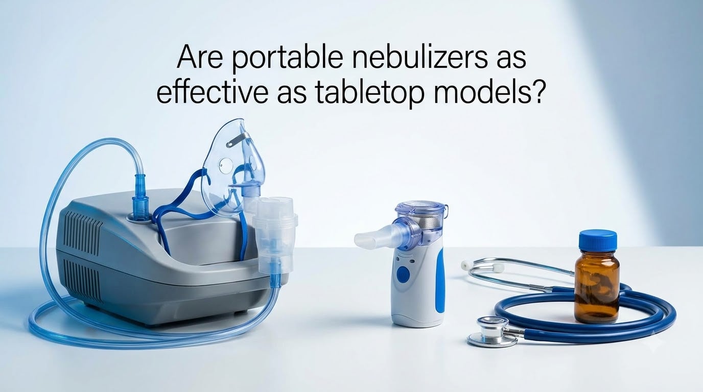 Are portable nebulizers as effective as tabletop models?