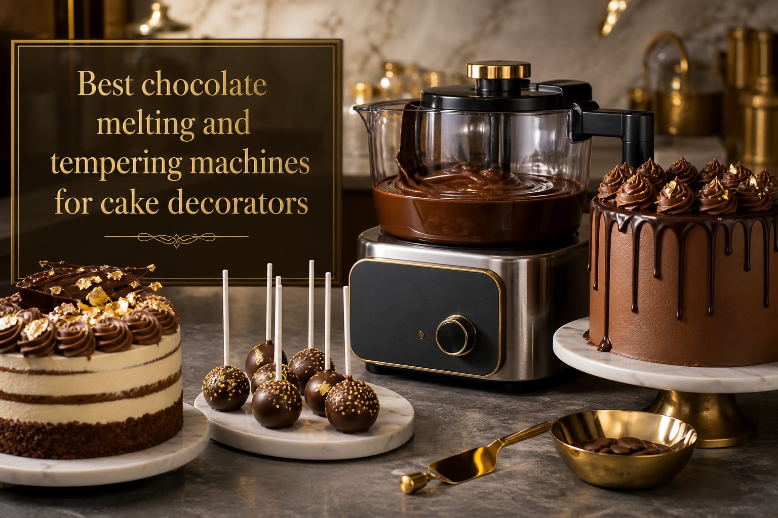 Best chocolate melting and tempering machines for cake decorators