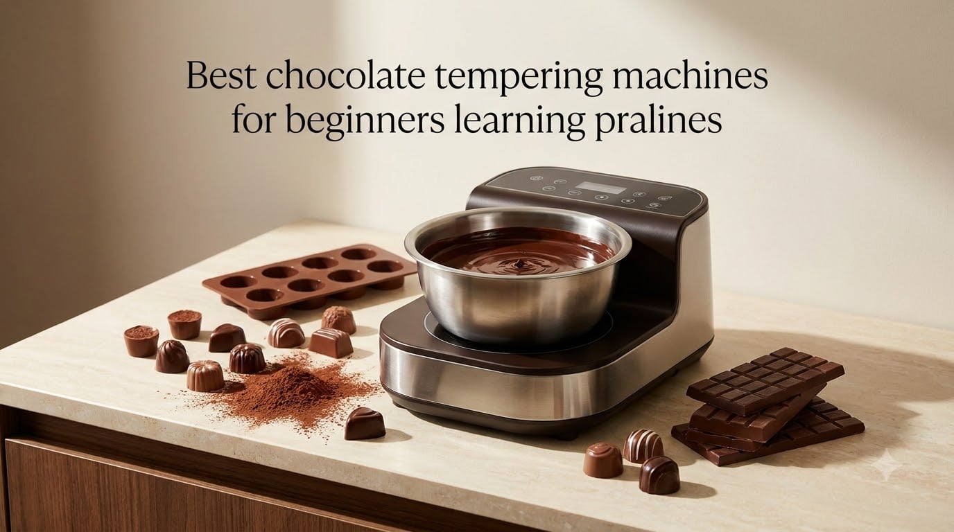 Best chocolate tempering machines for beginners learning pralines