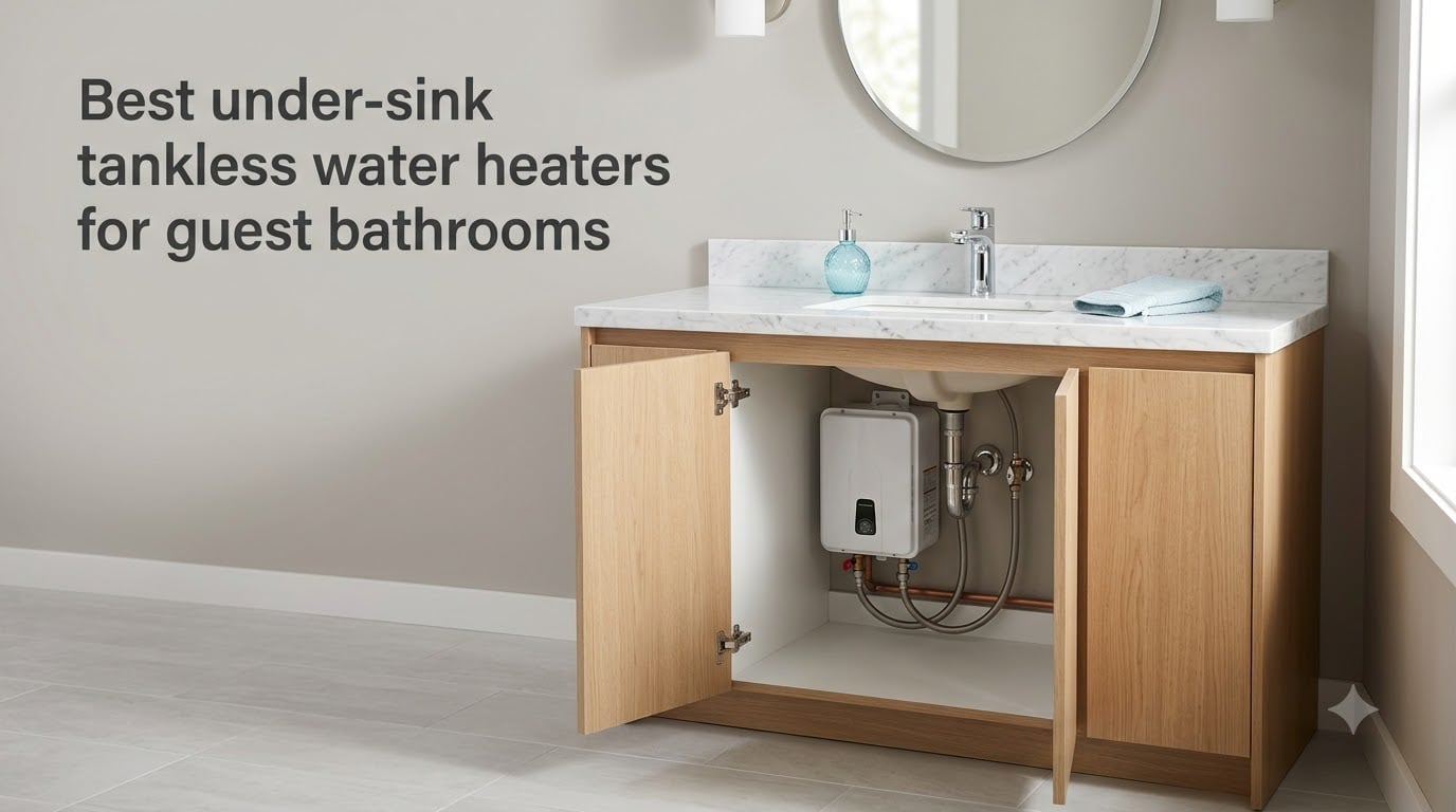 Best under-sink tankless water heaters for guest bathrooms