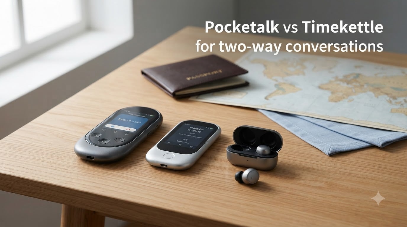 Pocketalk vs Timekettle for two-way conversations